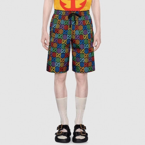[구찌]Gucci 2020 Mens Initial Logo Vintage Casual Half Pants - 구찌 2020 남성 이니셜 로고 빈티지 캐쥬얼 반바지 Guc02743x.Size(xs - xl).블루