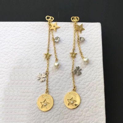 Dior 2020 Ladies Earring  - 디올 2020 여성용 이어링 ACC0327.(옐로우골드)