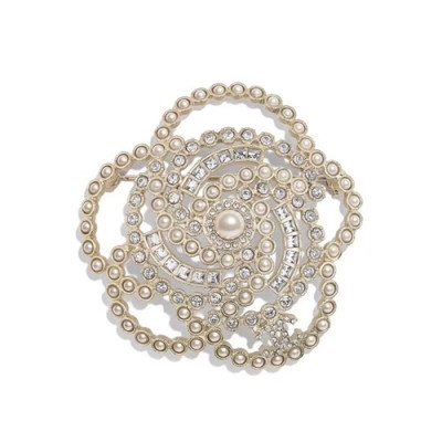 Chanel 2020 Ladies Brooch - 샤넬 2020 여성용 브로치 ACC0361.(옐로우골드)