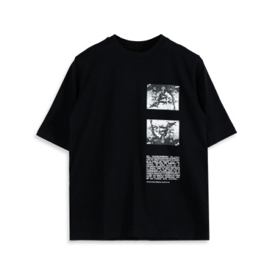 [릭오웬스]Rick Owens 2020 Mens Casual Short Sleeved Thirts - 릭오웬스 2020 남성 캐쥬얼 반팔티 Ric0029x.Size(s - xl).블랙