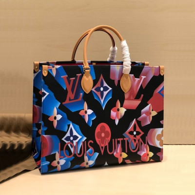 Louis Vuitton 2020 Onthego Tote Shopper Bag,41cm - 루이비통 2020 온더고 토트 쇼퍼백 M44570,LOUB2116 ,41cm,블루