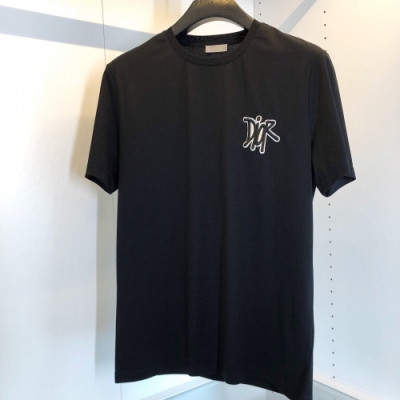 [디올]Dior 2020 Mens Casual Crew-neck Short Sleeved Tshirts - 디올 2020 남성 캐쥬얼 크루넥 반팔티 Dio0664x.Size(m - 3xl).블랙