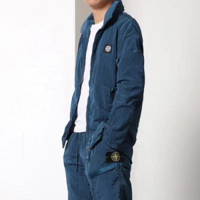 Stone Island 2019 Mens Logo Training Clothes&Pants - 스톤아일랜드 2019 남성 로고 트레이닝복&팬츠 Sto0221x.Size(m - 2xl).블루