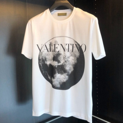 [발렌티노]Valentino 2020 Mens Logo Crew-neck Short Sleeved Tshirts - 발렌티노 2020 남성 로고 크루넥 반팔티 Val0412x.Size(m - 3xl).화이트