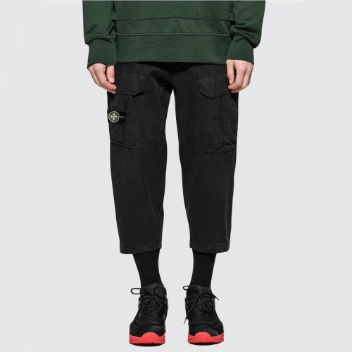 Stone Island 2020 Mens Logo Casual Cotton Pants - 스톤아일랜드 2020 남성 로고 캐쥬얼 코튼 팬츠 Sto0222x.Size(s - 2xl).블랙