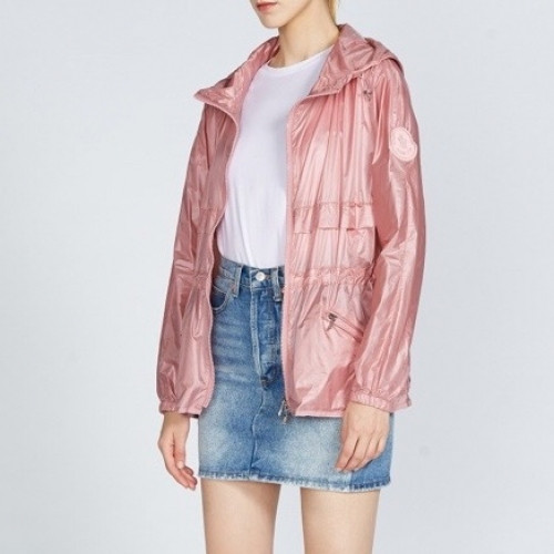 [몽클레어]Moncler 2020 Womens Logo Casual Windproof Jackets - 몽클레어 2020 여성 로고 캐쥬얼 방풍 자켓 Moc01738x.Size(m - l).핑크