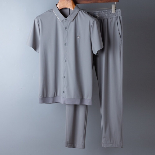 [디올]Dior 2020 Mens Casual Training Short Sleeved Clothes&Pants - 디올 2020 남성 캐쥬얼 반팔 트레이닝복&팬츠 Dio0669x.Size(m - 3xl).그레이