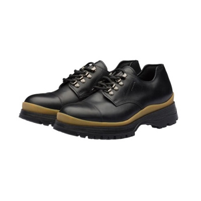 [매장판]Prada 2020 Mens Leather Shoes - 프라다 2020 남성용 레더 슈즈,PRAS0518,Size(240 - 270).블랙