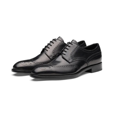 [매장판]Prada 2020 Mens Leather Oxford Shoes - 프라다 2020 남성용 옥스퍼드 레더 슈즈,PRAS0530,Size(240 - 270).블랙