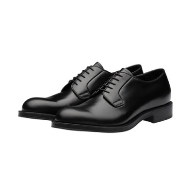 [매장판]Prada 2020 Mens Leather Oxford Shoes - 프라다 2020 남성용 옥스퍼드 레더 슈즈,PRAS0535,Size(240 - 270).블랙