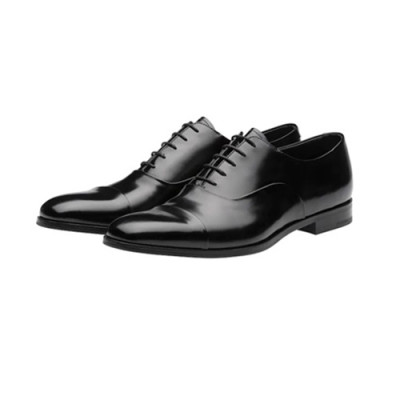 [매장판]Prada 2020 Mens Leather Oxford Shoes - 프라다 2020 남성용 옥스퍼드 레더 슈즈,PRAS0539,Size(240 - 270).블랙