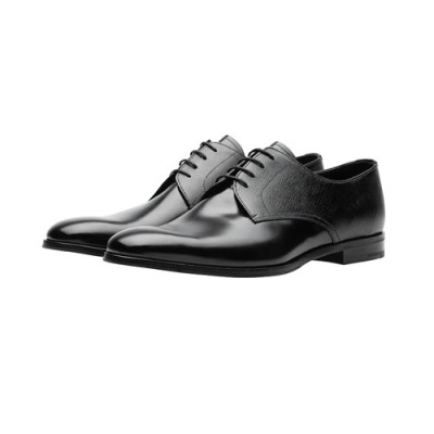 [매장판]Prada 2020 Mens Leather Oxford Shoes - 프라다 2020 남성용 옥스퍼드 레더 슈즈,PRAS0541,Size(240 - 270).블랙