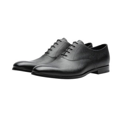 [매장판]Prada 2020 Mens Leather Oxford Shoes - 프라다 2020 남성용 옥스퍼드 레더 슈즈,PRAS0542,Size(240 - 270).블랙