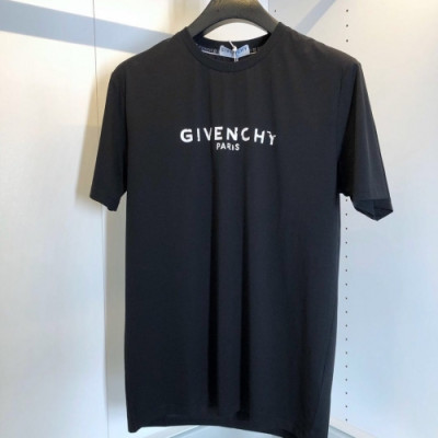 [지방시]Givenchy 2020 Mens Logo Silket Short Sleeved Tshirts - 지방시 2020 남성 로고 실켓 반팔티 Giv0401x.Size(s - 2xl).블랙