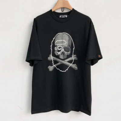 [마스터마인드]Mastermind Japan 2020 Mens Logo Cotton Short Sleeved Tshirts - 마스터마인드 2020 남성 로고 코튼 반팔티 Mas0099x.Size(s - xl).블랙