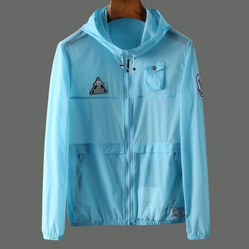 [몽클레어]Moncler 2020 Mens Logo Casual Windproof Jackets - 몽클레어 2020 남성 로고 캐쥬얼 방풍 자켓 Moc01746x.Size(m - 2xl).블루