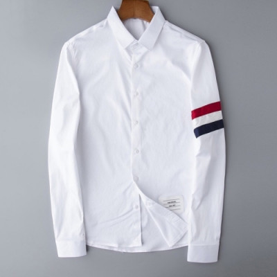 [톰브라운]Thom Browne 2020 Mens Strap Cotton Tshirts - 톰브라운 2020 남성 스트랩 코튼 셔츠 Thom0806x.Size(m - 3xl).화이트