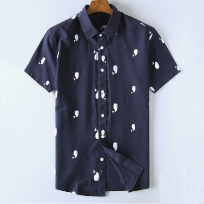 [톰브라운]Thom Browne 2020 Mens Casual Short Sleeved Tshirts - 톰브라운 2020 남성 캐쥬얼 반팔 셔츠 Thom0808x.Size(m - 3xl).네이비