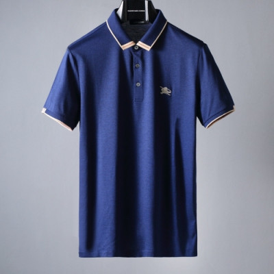 [버버리]Burberry 2020 Mens Logo Short Sleeved Polo Tshirts - 버버리 2020 남성 로고 폴로 반팔티 Bur02727x.Size(m - 4xl).네이비