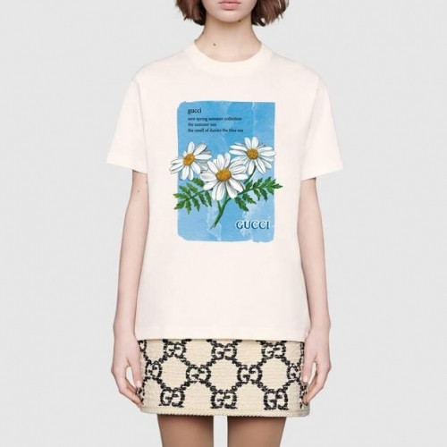 [매장판]Gucci 2020 Mm/Wm Logo Cotton Short Sleeved Tshirts - 구찌 2020 남/녀 로고 코튼 반팔티 Guc02797x.Size(xs - l).아이보리