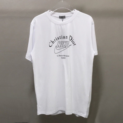 [디올]Dior 2020 Mm/Wm Casual Crew-neck Short Sleeved Tshirts - 디올 2020 남/녀 캐쥬얼 크루넥 반팔티 Dio0672x.Size(xs - l).화이트