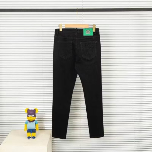 Loewe 2022 Mens Logo Classic Cotton Jean - 로에베 2022 남성 로고 클래식 청바지  Loe0254x.Size(30 - 38).블랙