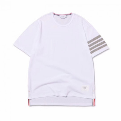 [톰브라운]Thom Browne 2020 Mm/Wm Casual Cotton Short Sleeved Polo Tshirts - 톰브라운 2020 남/녀 캐쥬얼 코튼 폴로 반팔티 Tho0833x.Size(m - 2xl).화이트