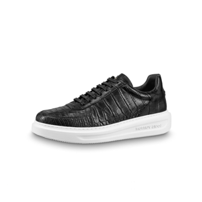 [매장판]Louis Vuitton 2020 Mens Leather Sneakers -  루이비통 2020 남성용 레더 스니커즈 LOUS1217,Size(240 - 270).블랙