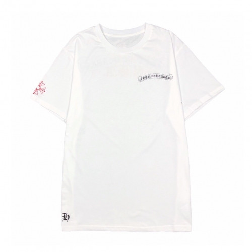 [크롬하츠]Chrome hearts 2020 Mens Logo Casual Short Sleeved Tshirts - 크롬하츠 2020 남성 로고 캐쥬얼 반팔티 Chr0178x.Size(s - xl).화이트