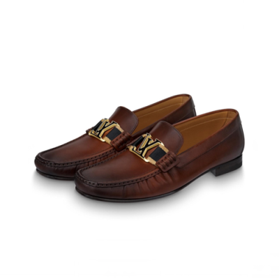 [매장판]Louis Vuitton 2020 Mens Leather Loafer -  루이비통 2020 남성용 레더 로퍼 LOUS1271,Size(240 - 270).브라운