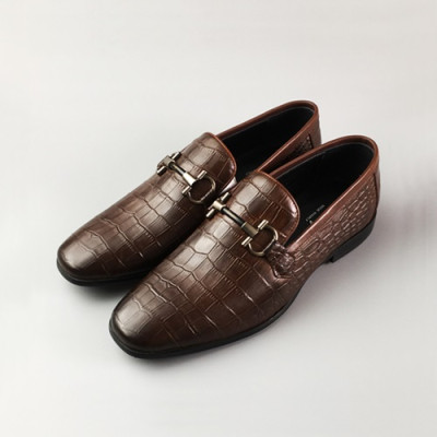 [업 신상]Ferragamo 2020 Mens Leather Loafer - 페라가모 2020 남성용 레더 로퍼  FGMS0431,Size(240 - 270).브라운