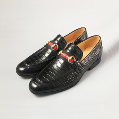 [업 신상]Gucci 2020 Mens Leather Loafer -  구찌 2020 남성용 레더 로퍼 GUCS1155,Size(240 - 270).블랙