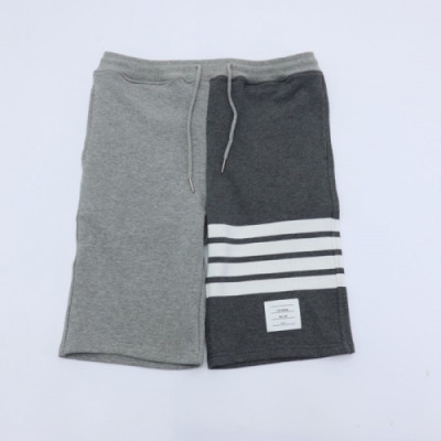 [톰브라운]Thom Browne 2020 Mens Casual Logo Training Half Pants - 톰브라운 2020 남성 캐쥬얼 로고 트레이닝 반바지 Tho0841x.Size(m - 2xl).그레이