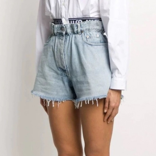 Miumiu Ladies Short Pants - 미우미우 여성 캐쥬얼 반바지 - miu0199x