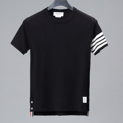 [톰브라운]Thom Browne 2020 Mens Casual Short Sleeved Tshirts - 톰브라운 2020 남성 캐쥬얼 반팔티 Tho0848x.Size(m - 3xl).블랙