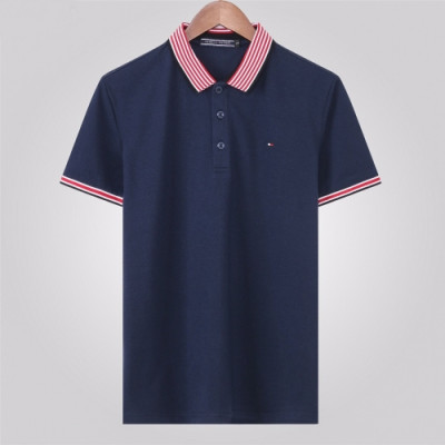 [토미]Tommy 2020 Mens Logo Cotton Polo Short Sleeved Tshirts - 토미 2020 남성 로고 코튼 폴로 반팔티 Tomy0041x.Size(m - 3xl).네이비