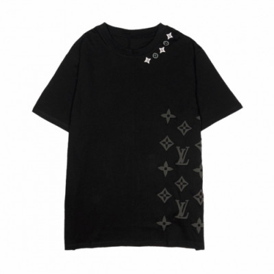 [루이비통]Louis vuitton 2020 Mm/Wm Logo Short Sleeved Tshirts - 루이비통 2020 남/녀 로고 반팔티 Lou01945x.Size(m - 3xl).블랙