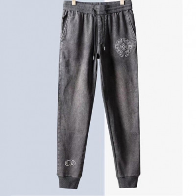 [크롬하츠]Chrome Hearts 2020 Mens Casual Logo Training Pants - 크롬하츠 2020 남성 캐쥬얼 로고 코튼 트레이닝 팬츠 Chr0200x.Size(30 - 38).다크그레이