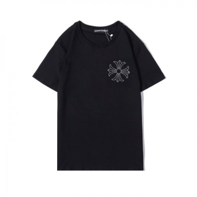 [크롬하츠]Chrome hearts 2020 Mens Logo Casual Short Sleeved Tshirts - 크롬하츠 2020 남성 로고 캐쥬얼 반팔티 Chr0209x.Size(s - 2xl).블랙