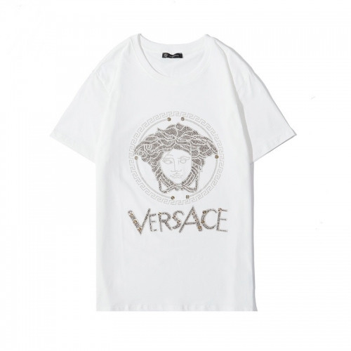 [베르사체]Versace 2020 Mens Logo Silket Short Sleeved Tshirts - 베르사체 2020 남성 메두사 실켓 반팔티 Ver0665x.Size(s - 2xl).화이트