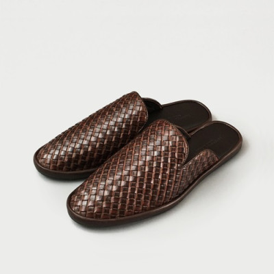 [업 신상]Bottega Veneta 2020 Mens Leather Slipper -  보테가베네타 2020 남성용 레더 슬리퍼 BVS0150,Size(240 - 270).브라운