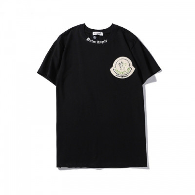 [매장판]Moncler 2020 Mens Logo Crew-neck Short Sleeved Tshirts - 몽클레어 2020 남성 로고 크루넥 반팔티 Moc01766x.Size(s - 2xl).블랙