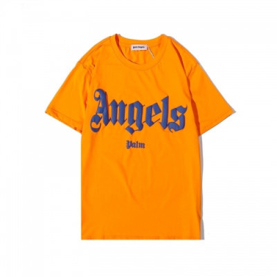 [팜 엔젤스]Palm Angels 2020 Mm/Wm Logo Cotton Short Sleeved Tshirts - 팜 엔젤스 2020 남/녀 로고 코튼 반팔티셔츠 Pam0159x.Size(s - 2xl).오렌지