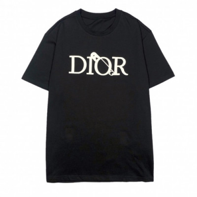 [디올]Dior 2020 Mens Casual Crew-neck Short Sleeved Tshirts - 디올 2020 남성 캐쥬얼 크루넥 반팔티 Dio0716x.Size(s - xl).블랙