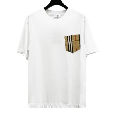 [버버리]Burberry 2020 Mm/Wm Logo Cotton Short Sleeved Tshirts - 버버리 2020 남/녀 로고 코튼 반팔티 Bur02786x.Size(xs - l).화이트