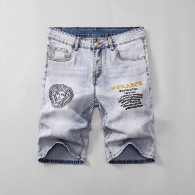 [베르사체]Versace 2020 Mens Medusa Logo Casual Half Pants - 베르사체 2020 남성 메두사 로고 캐쥬얼 반바지 Ver0667x.Size(28 - 38).블루