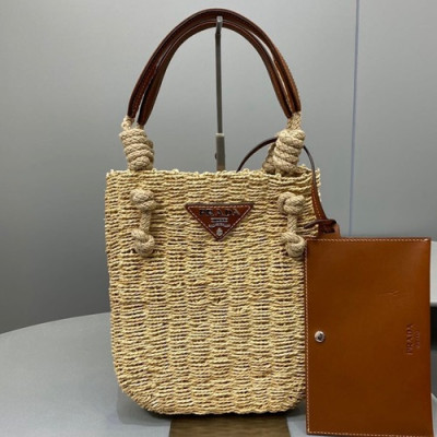 Prada 2020 Ladies Tote Bag,24CM - 프라다 2020 여성용 토트백,PRAB0123,24cm,베이지