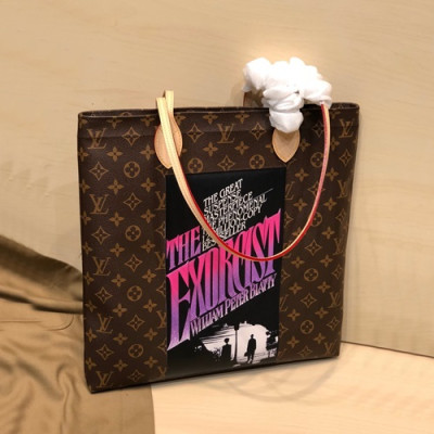 Louis Vuitton 2020 Monogram Tote Shoulder Bag,38cm - 루이비통 2020 모노그램 토트 숄더백 M50136,LOUB2198,38cm,브라운