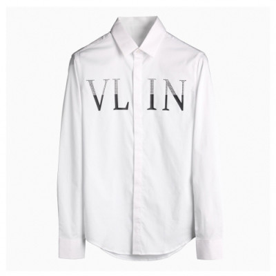 [발렌티노]Valentino 2020 Mens Logo Casual Cotton Shirts - 발렌티노 2020 남성 로고 캐쥬얼 코튼 셔츠 Val0418x.Size(m - 3xl).화이트