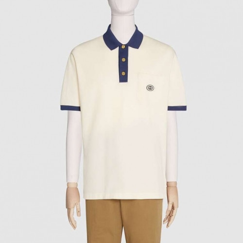 [매장판]Gucci 2020 Mens Logo Cotton Short Sleeved Polo Tshirts - 구찌 2020 남/녀 로고 코튼 폴로 반팔티 Guc02875x.Size(xs - xl).아이보리